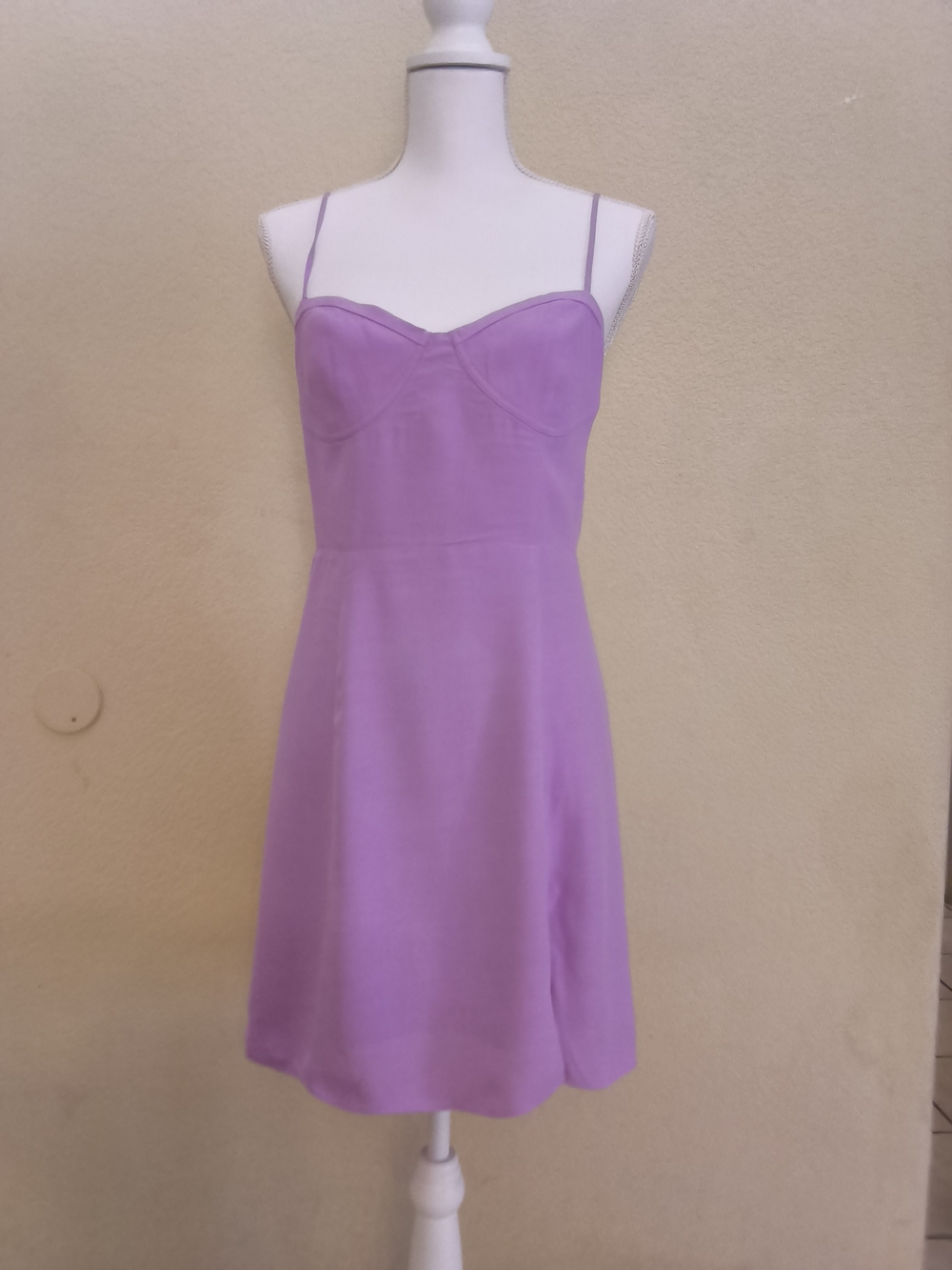 Sunday Best Lilac Spaghetti-Strap A-Line Dress